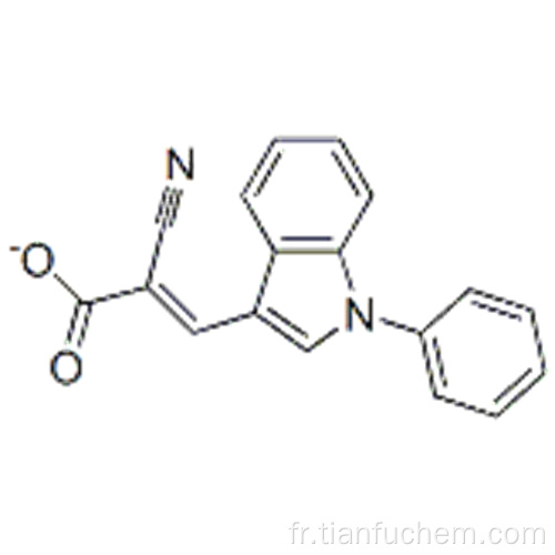 2-cyano-3- (1-phénylindol-3-yl) acrylate CAS 56396-35-1